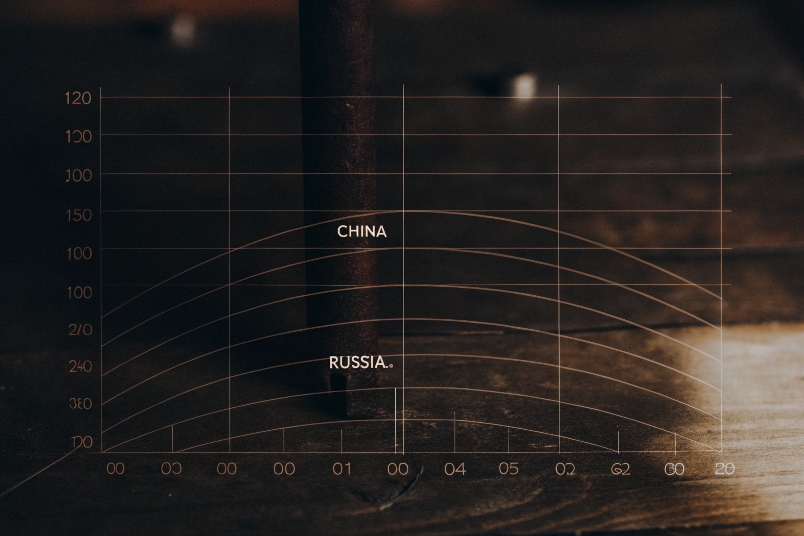 Gráfico que muestra a China como primer productor mundial de esponja de titanio.