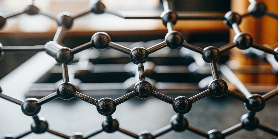 A molecular structure model of graphene's honeycomb lattice