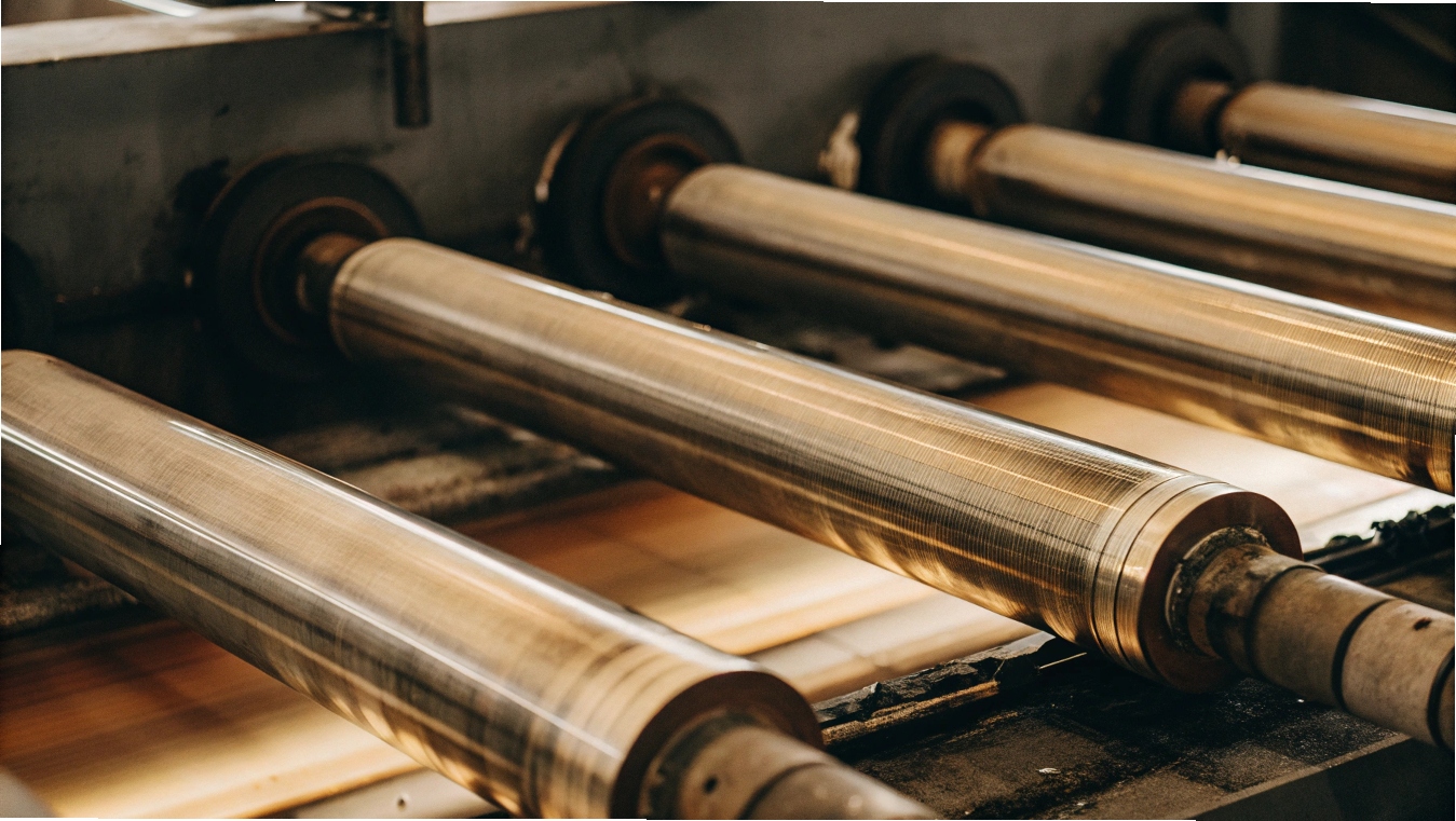 Metal rolling process reducing a metal's thickness