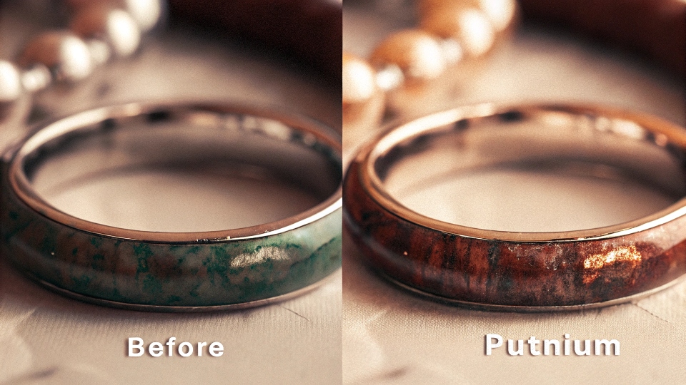 pure titanium does not turn green green discolo