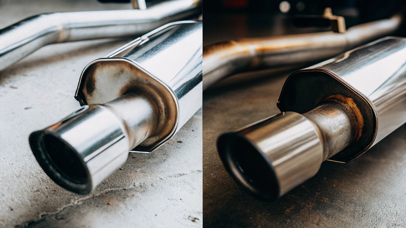 yes a titanium exhaust is often better for pure