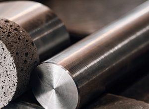 High-performance titanium metal used in aerospace and medical manufacturing applications