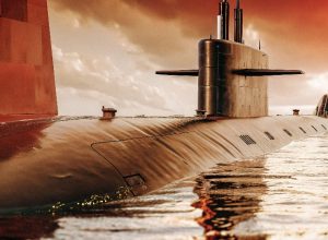 Naval vessel highlighting corrosion resistant titanium bar and plate used in marine engineering